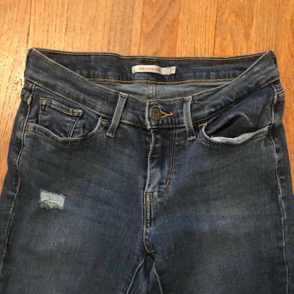 Levi’s ripped skinny jeans size 27 - Picture 2 of 6